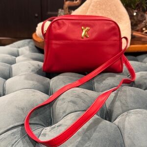 Paloma Picasso Vibrant Red Crossbody Bag